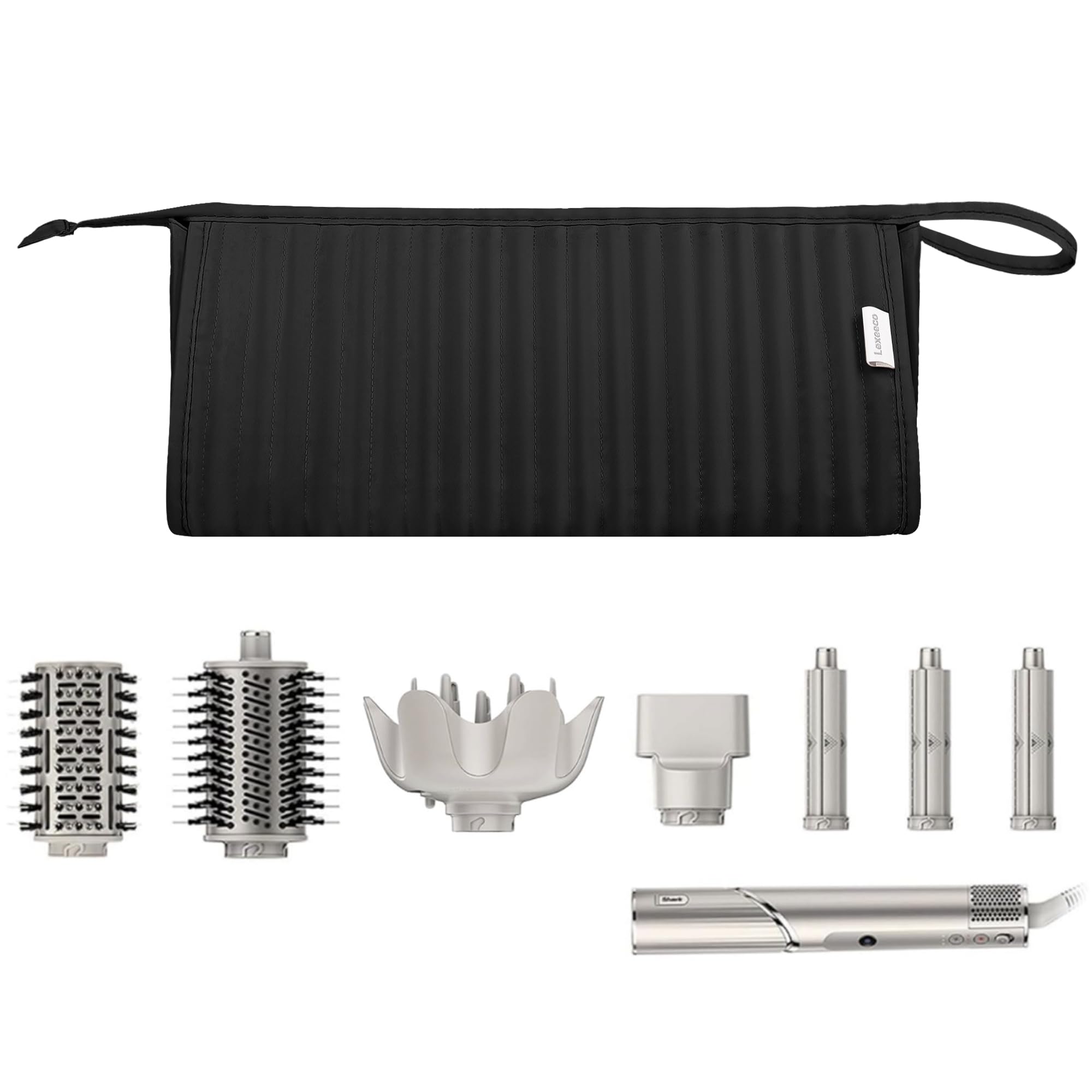 Lexeeco Dy son Air wrap Travel Case Hair Tools Travel Bag for Shark Flexstyle Carrying Case Portable Shark Hair Dryer Revlon Flat Curling Iron