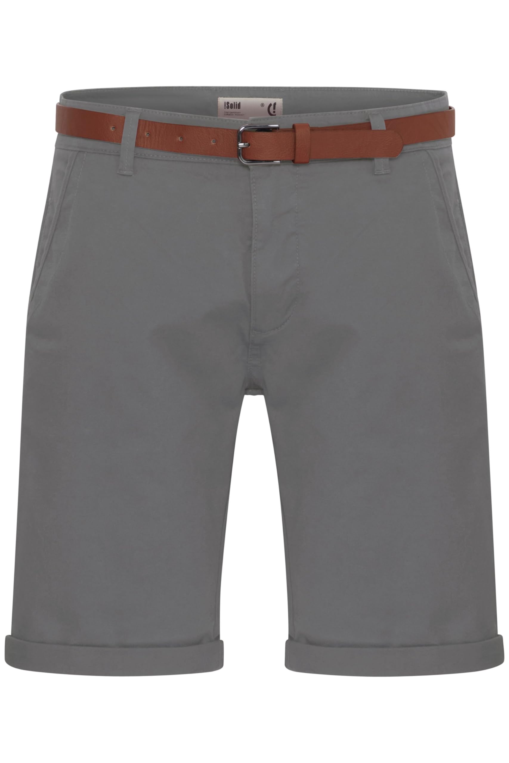 !Solid SDMontijo Chino Shorts Bermuda Kurze Hose mit Gürtel Stretch Eingriffstaschen Baumwollmischung Regular fit