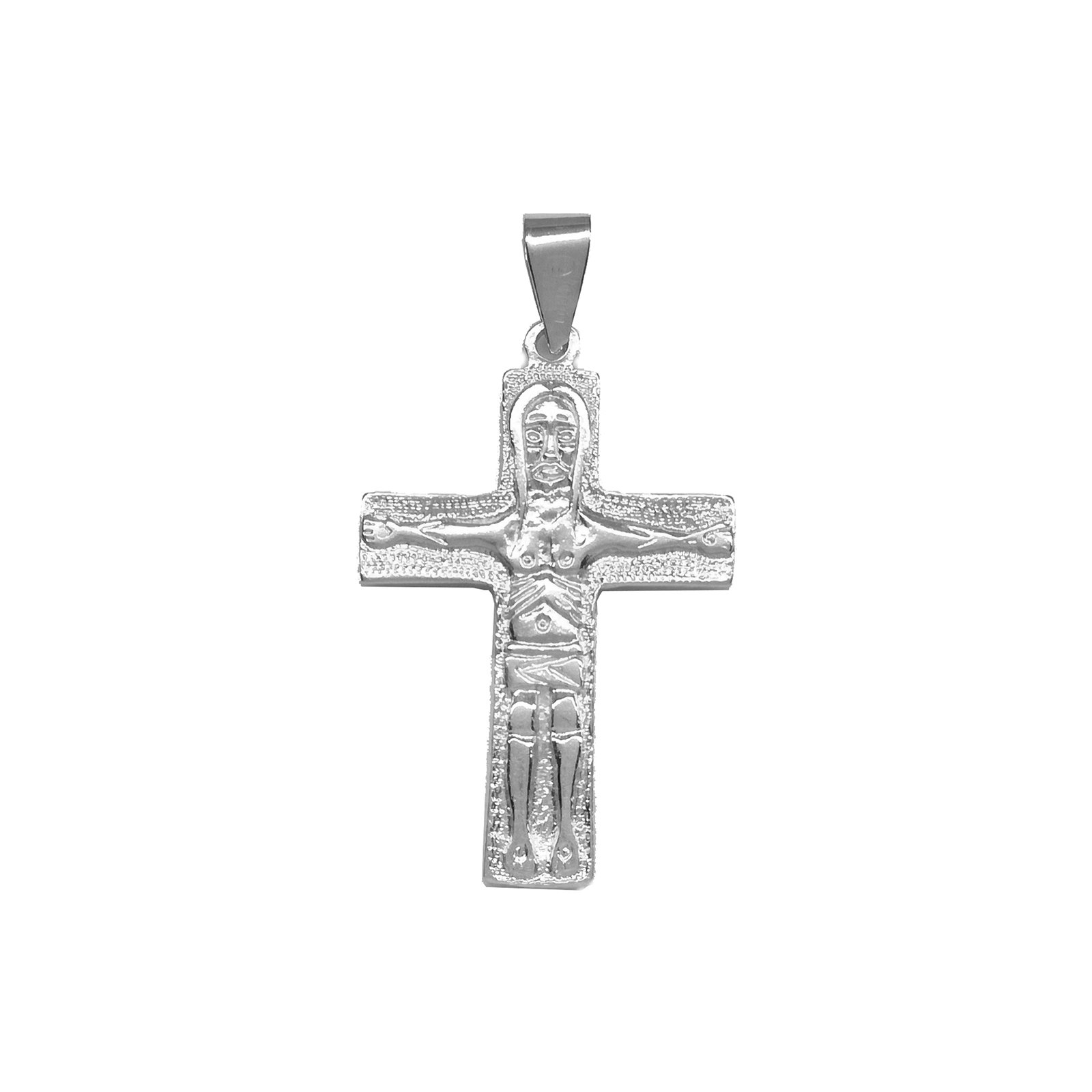 Pendentif croix itinérante en argent 925m pour cheminée néocatécuménale - 3