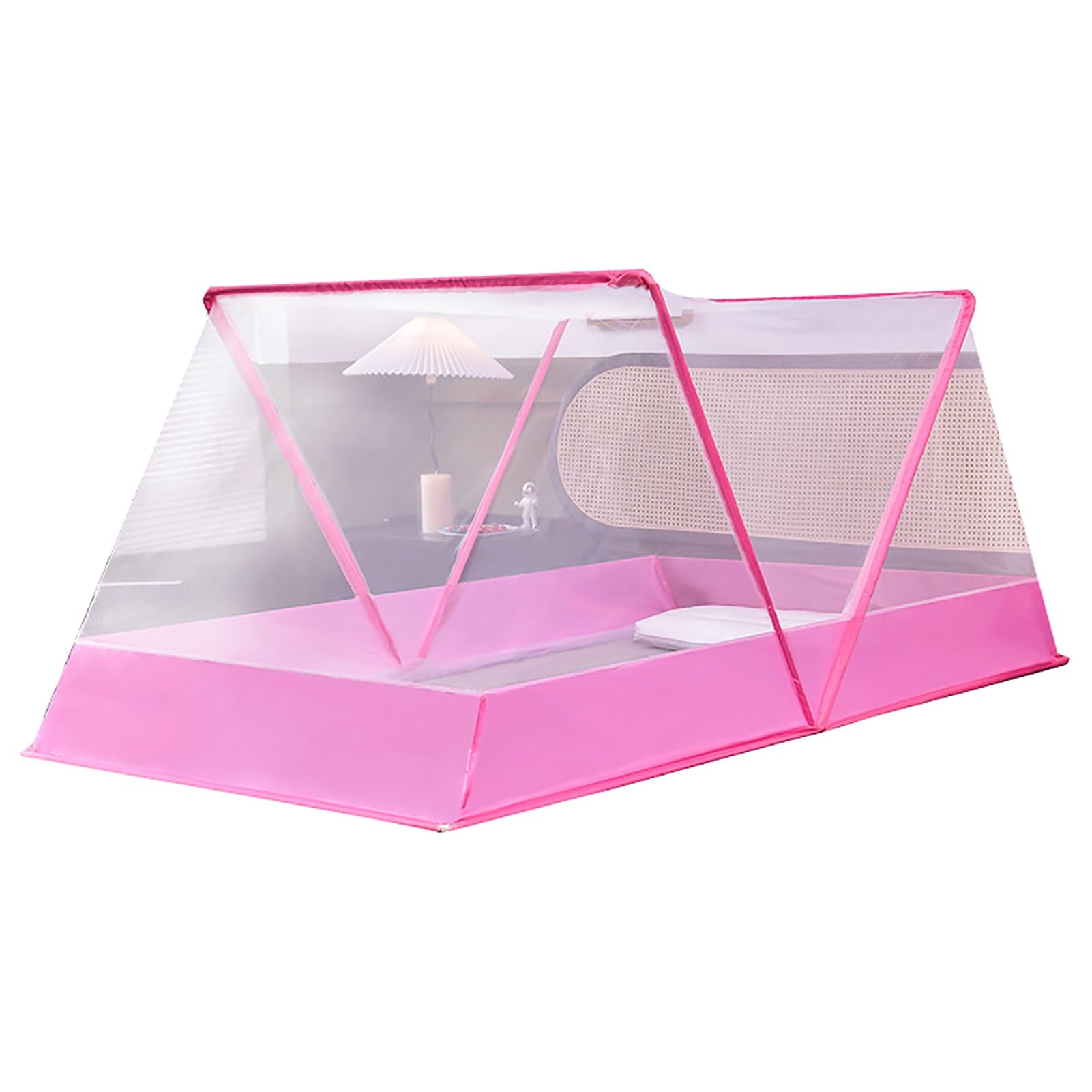 Mosquitera Portátil Plegable, Tienda De Campaña Ligera con Ventilación para Dormitorio De Verano, Tienda De Campaña para Bebés(D,100cm*190cm*80cm)