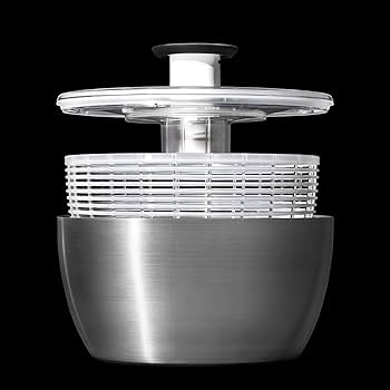 新品　OXO サラダスピナー　ステンレス Amazon｜OXO オクソー サラダスピナー 野菜水切り器 ステンレス