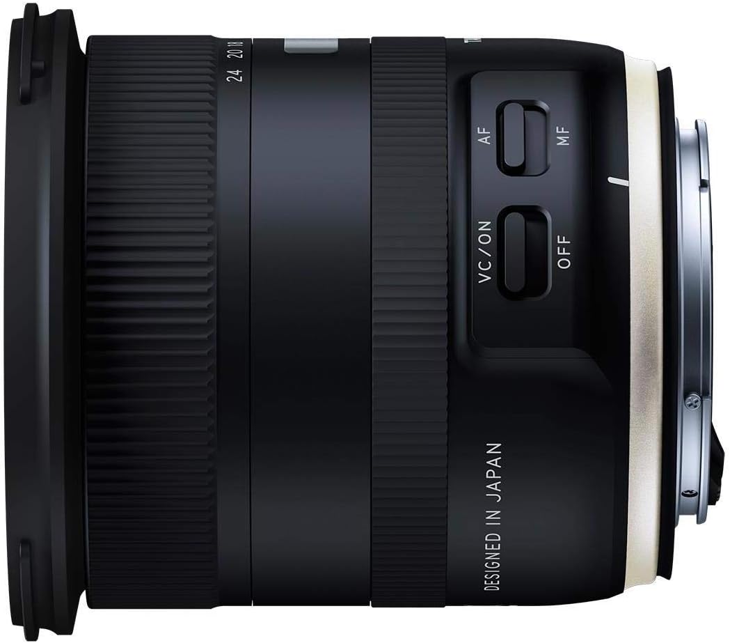 Tamron 10-24mm F/3.5-4.5 Di-II VC HLD Wide Angle Zoom Lens for Canon APS-C Digital SLR Cameras (6 Year Limited USA Warranty)