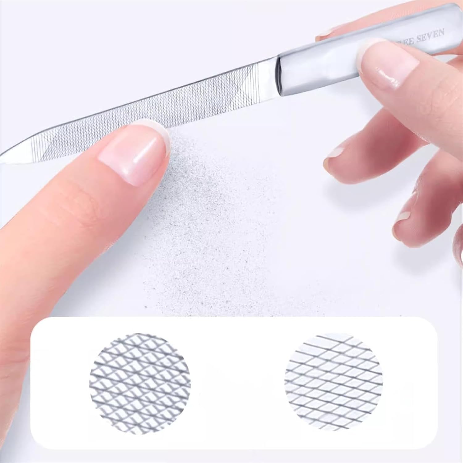 TEESONG ネイルクリッパーセット マニキュアセット、虫眼鏡付きネイルクリッパーセット、ステンレススチールネイルケアツール6ピー