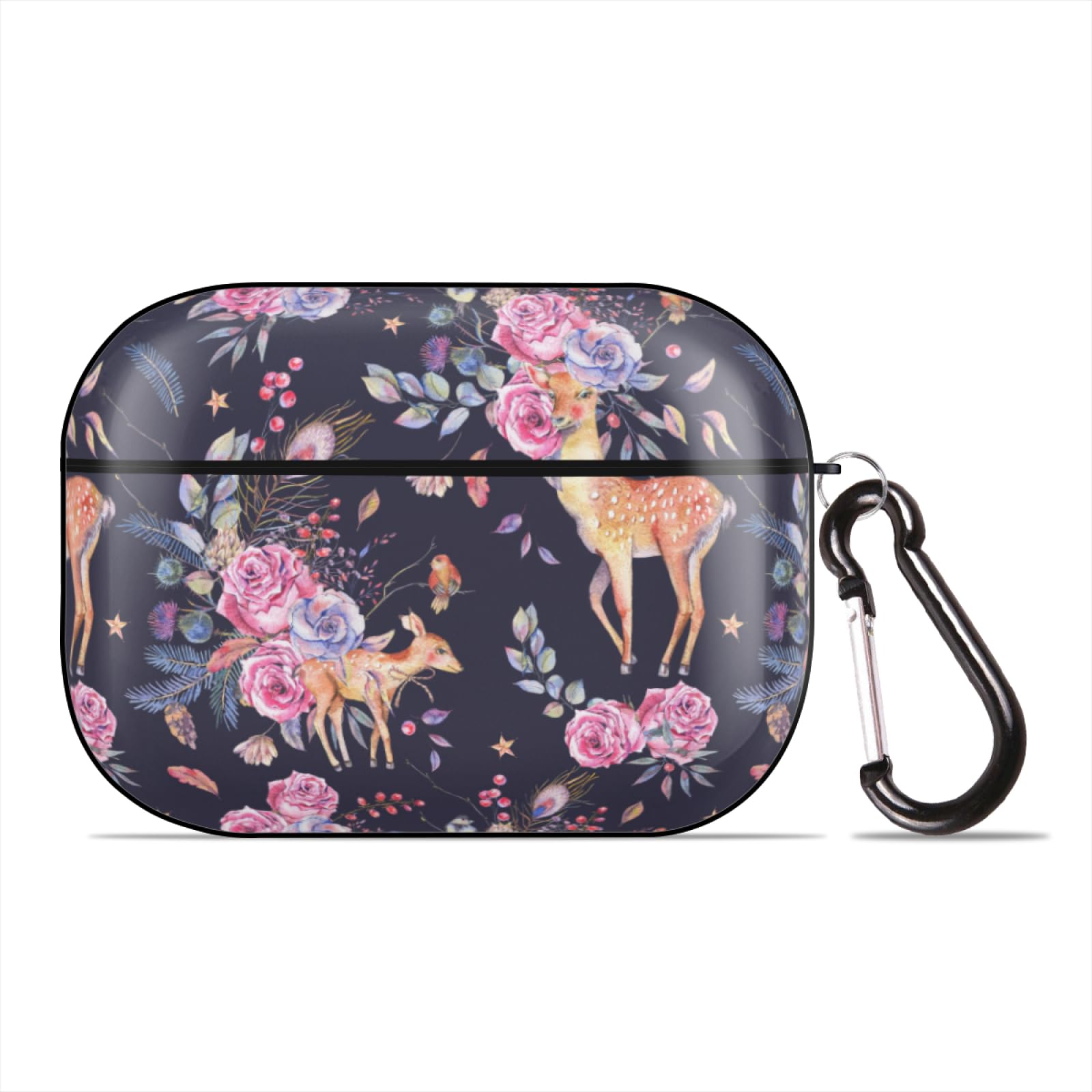 Amazon | AirPods Proケース 鹿 ピンク ローズ AirPods Proカバー エア  
