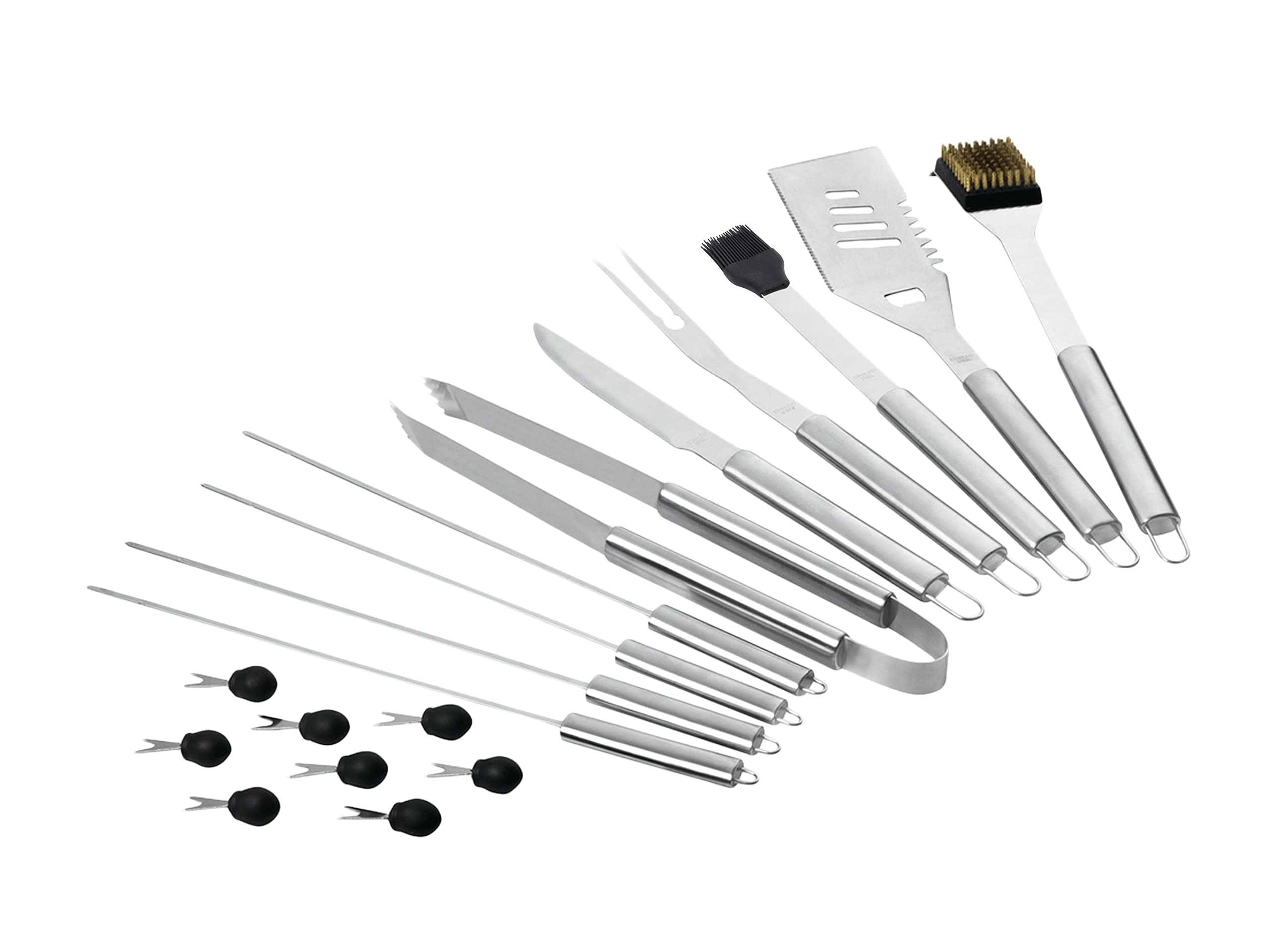 Leopold Vienna - Set utensili da barbecue 18 pezzi in valigetta - accessori barbecue