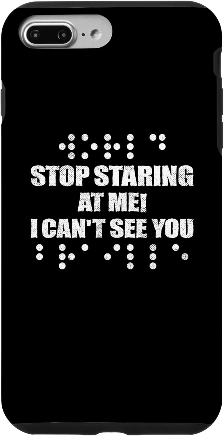 iPhone 7 Plus/8 Plus Braille Blind Blindness Awareness