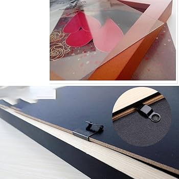 Amazon.co.jp: [XYJP] 木製額縁 ブラック 60*60cm はがきサイズ 写真