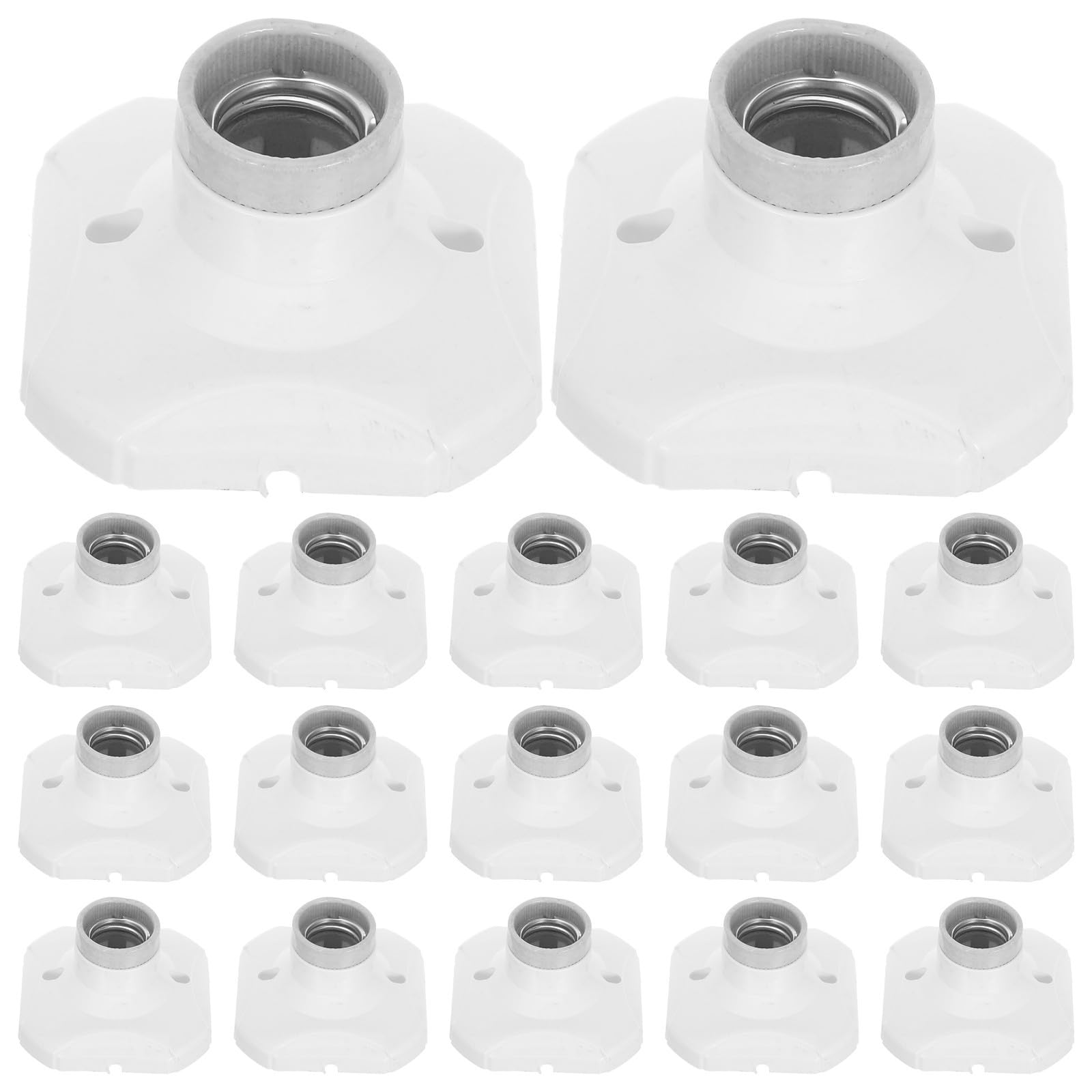 20 Pezzi Portalampada a Vite E27 250v in Ceramica