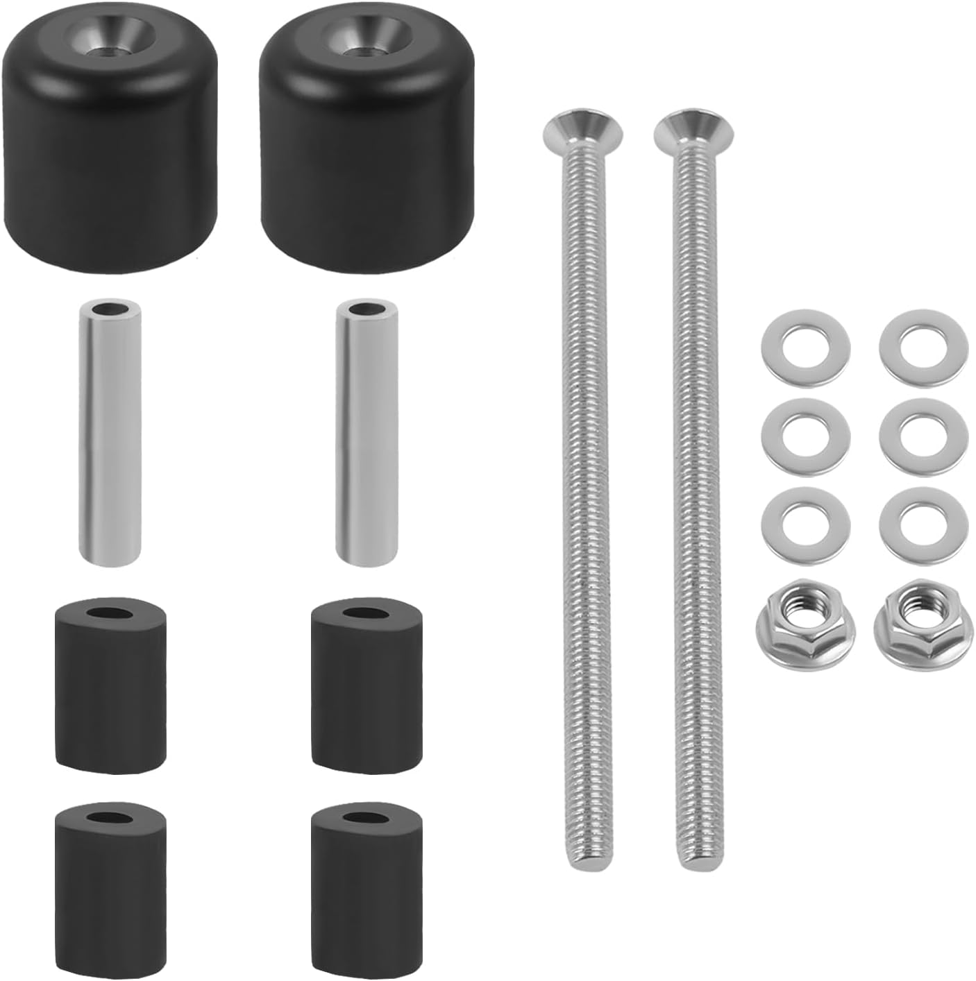 Motorcycle Handle Bar End Grips Plug Weights Hand Grips Plug Caps Replacement for Suzuki GSXS1000 GSX-S1000 GSXS 1000 2022 2023 2024