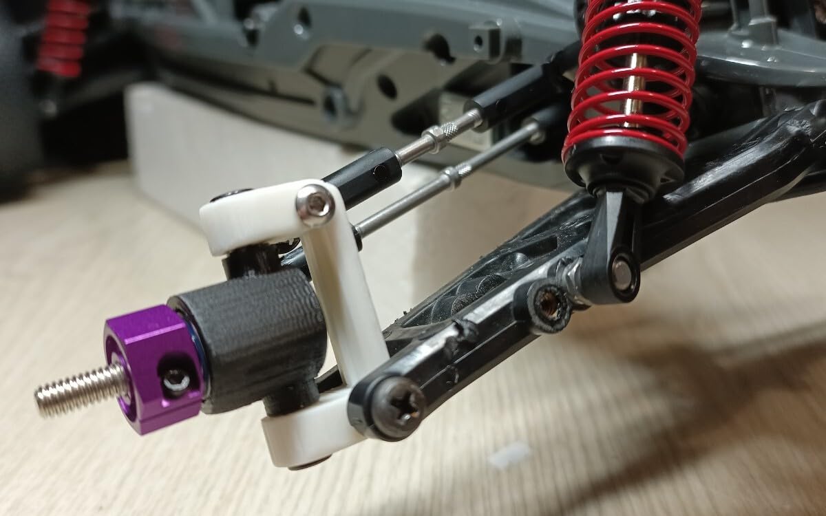 タミヤDT-03二駆バギーフルセット 前後DT-04ナックル（前六角ハブ）化 タミヤDT-03二駆バギーフルセット 前後DT-04ナックル（前六角