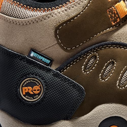 Image of Timberland PRO Men's Mudslinger Mid Waterproof Lace-Up Fashion Sneaker
