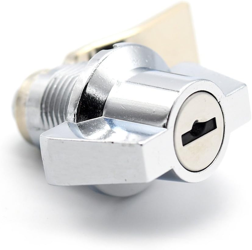 Rarelock Cabinet Butterfly Lock Bright Chrome Zinc Alloy Locker Cabinet Box Furniture Handle Lock
