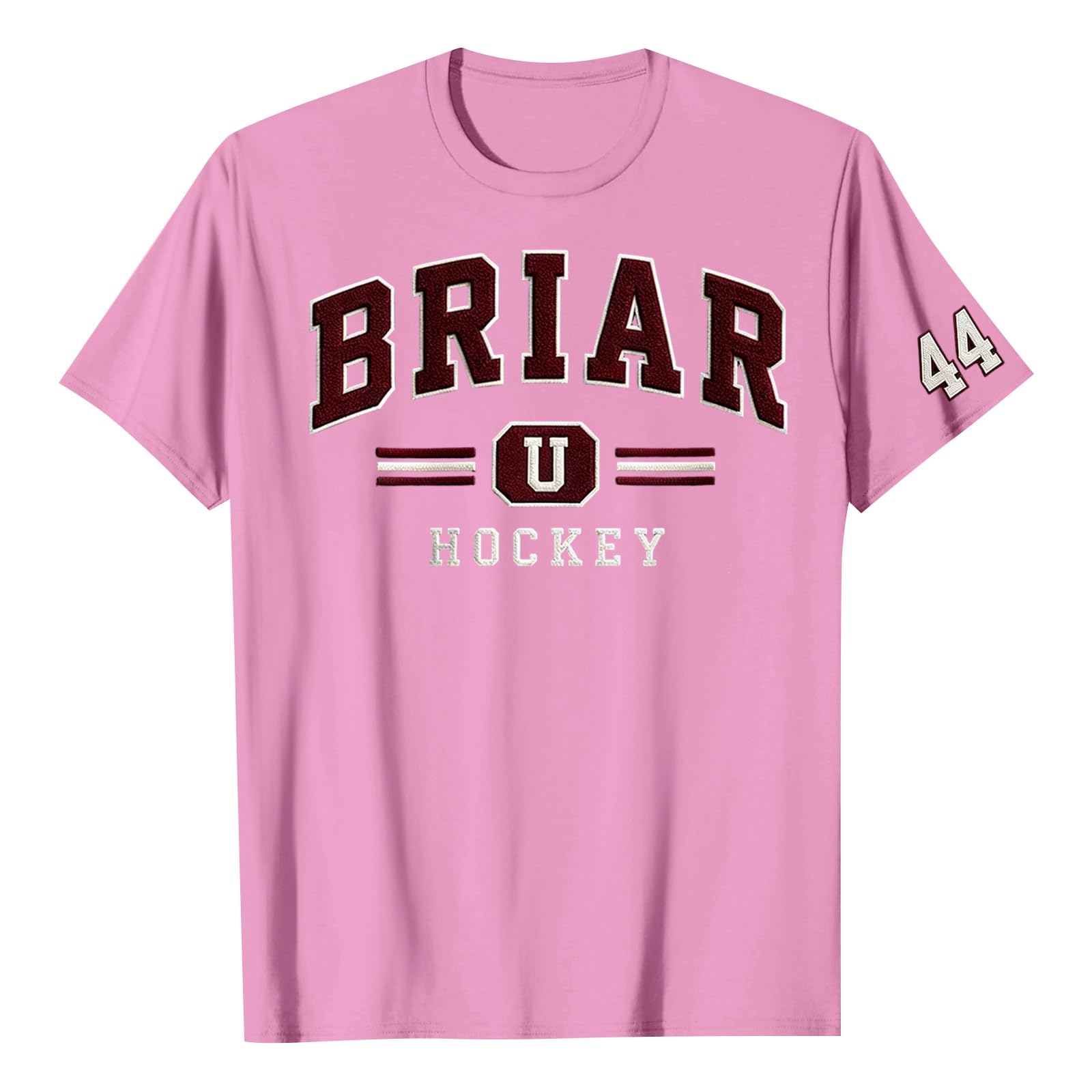 Briar U Shirt Graham 44 & Logan 22 & Tucker 46 & Di Laurentis 66 Off Campus Shirts Unisex Short Sleeve Briar University Shirts Sports Inspired Hockey Theme Tshirts Off Campus Merch for Fans