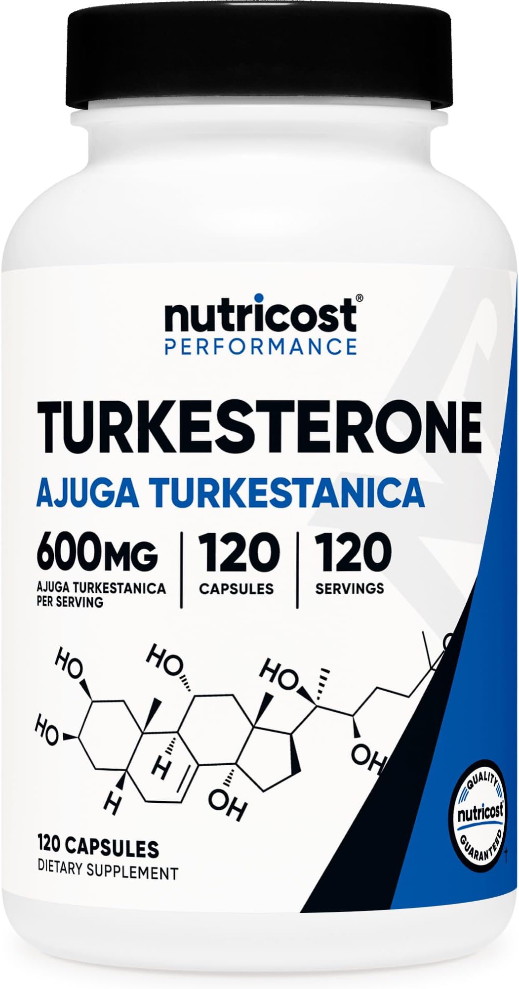 Nutricost Turkesterone Dietary Supplement 600mg, 120 Capsules - Vegetarian, Non-GMO & Gluten Free