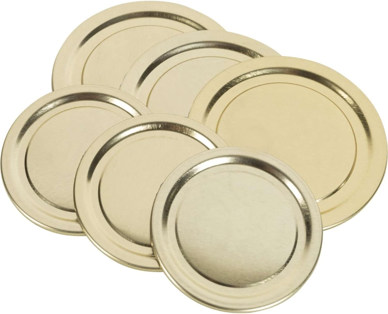 Lehman's Mason Jar Canning Lids - Wide Mouth Lid Toppers Fit Ball and Kerr Jars, 3.25 inch Food Grade with Thick Seals, USA Made, 300 Count