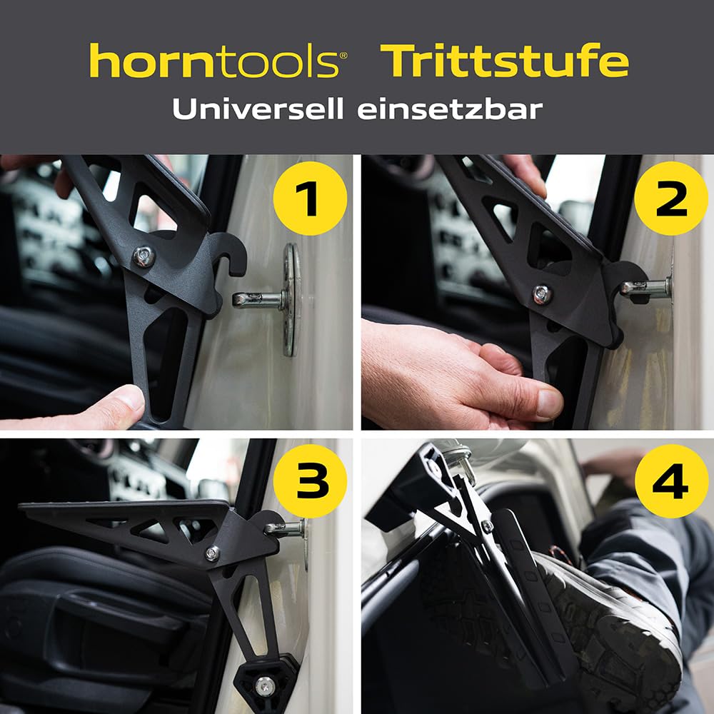 Horntools Equipment - Pedana universale, 23 x 6 x 8 cm, portata 95 kg, porta passo