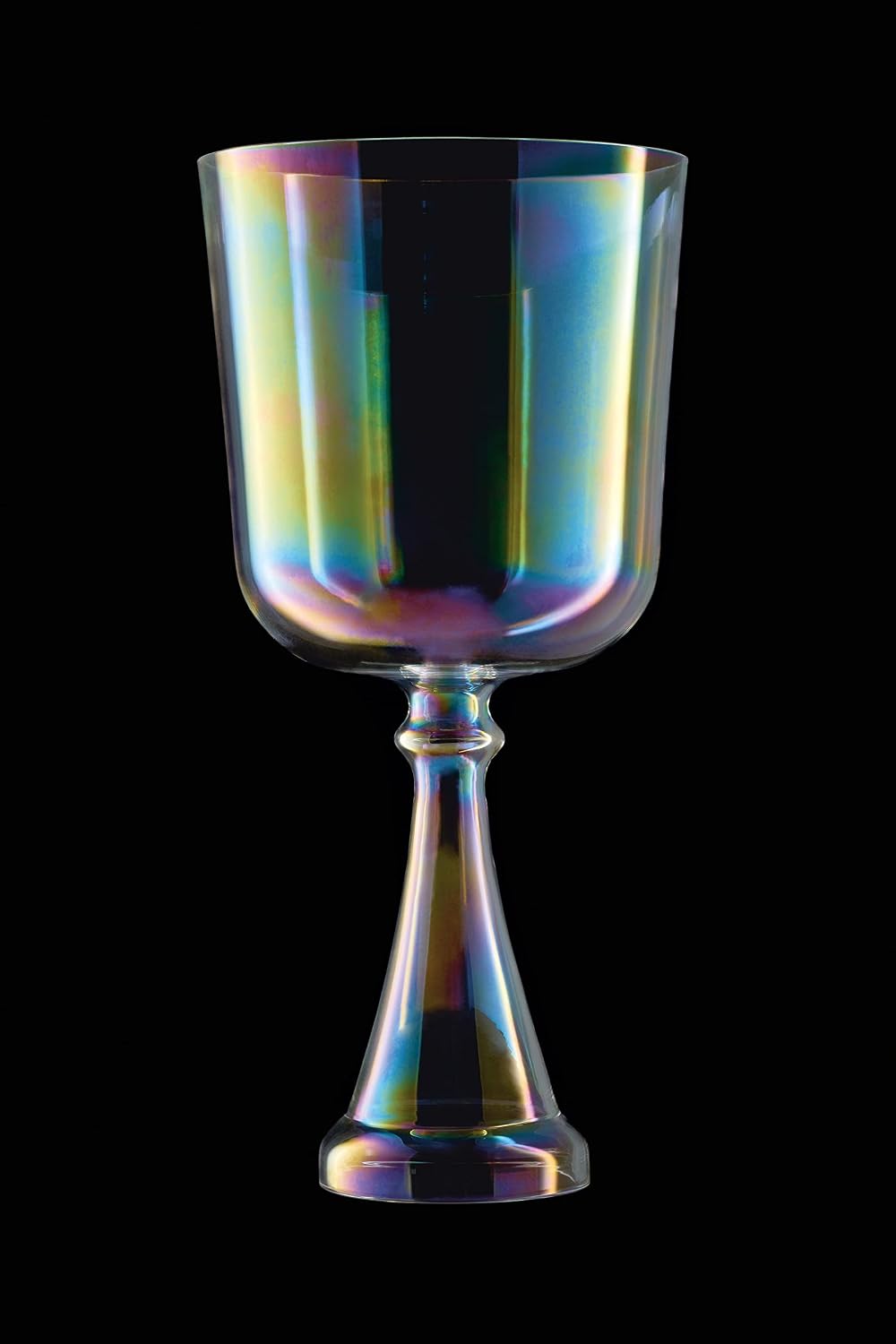 Crystal Singing Bowl Chalice, High-purity Quartz 440 Hz Tuning — for Meditation, ASMR, Chakra Healing, Sound Therapy or Yoga, 2-YEAR WARRANTY