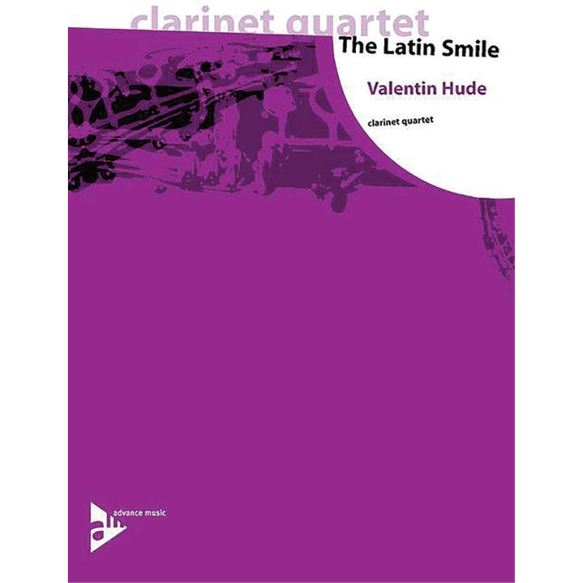 The Latin Smile: 4 Klarinetten (3 Klarinetten in B und Bass-Klarinette in B). Partitur und Stimmen. (clarinet quartet)
