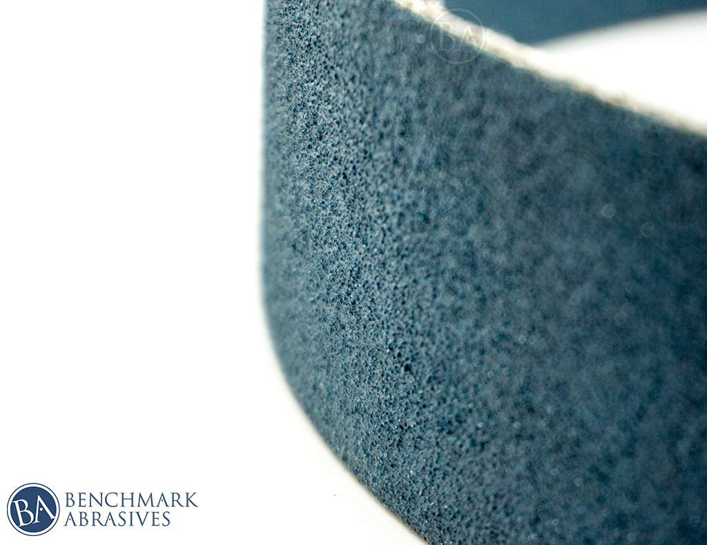 Benchmark Abrasives 2 x 72 Inch Sanding Belts with Zirconia Grains Sand Paper for Metal Grinding, Sanding, Knife Polishing, Surface Blending - Belt Sander Paper Belt for Woodworking (6 Pack), 40 Grit