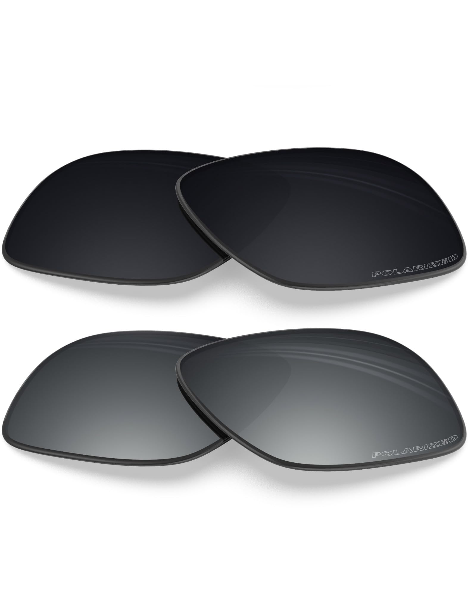 BLAZERBUCK Anti-salt Polarized Replacement Lenses for Oakley Gibston XL OO9470 Sunglass - 2Pairs