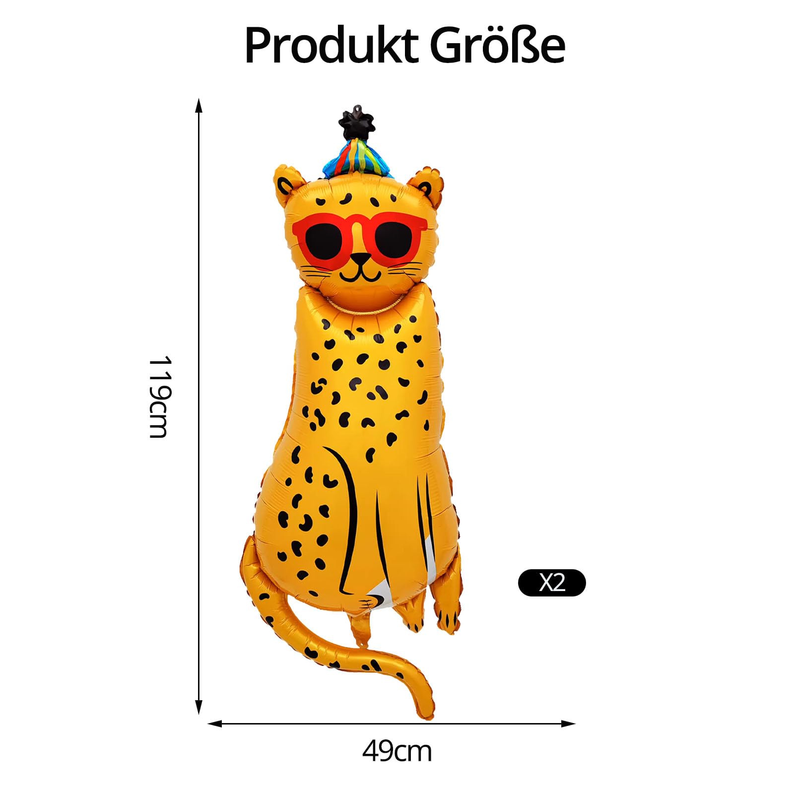 Helium Ballon Verjaardag Leeuw 45 CM – Ballon Express
