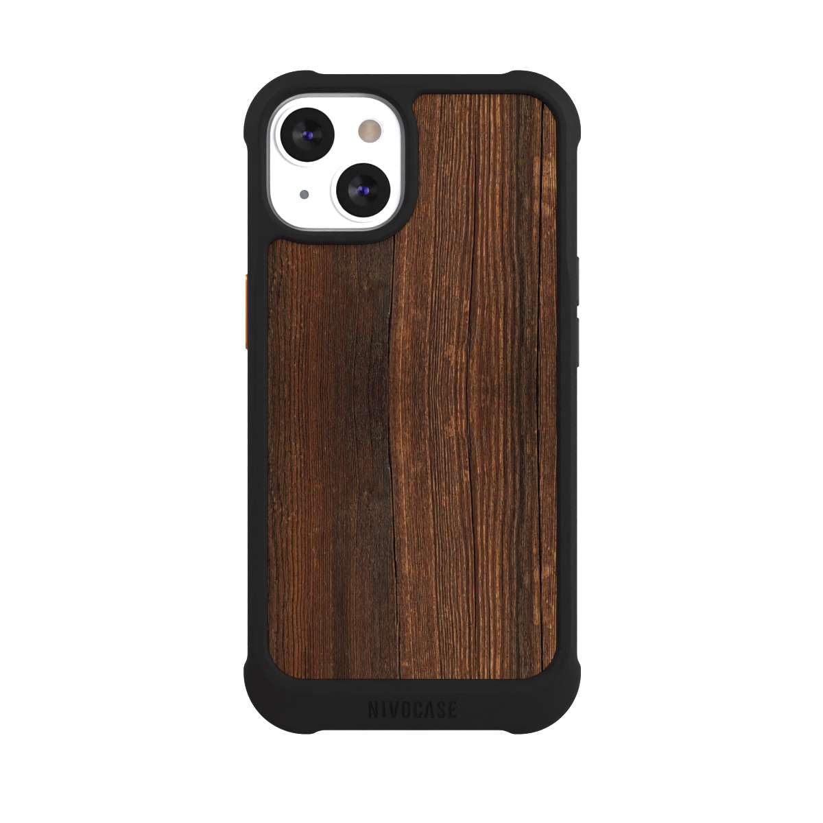Custodia per Apple iPhone 13 Noce tree Aspetto legno Legno