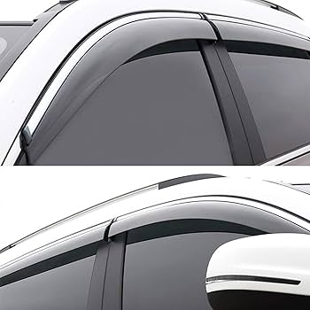 Amazon.com: 4PCS Car Window Deflector Visor Shade Sun Rain