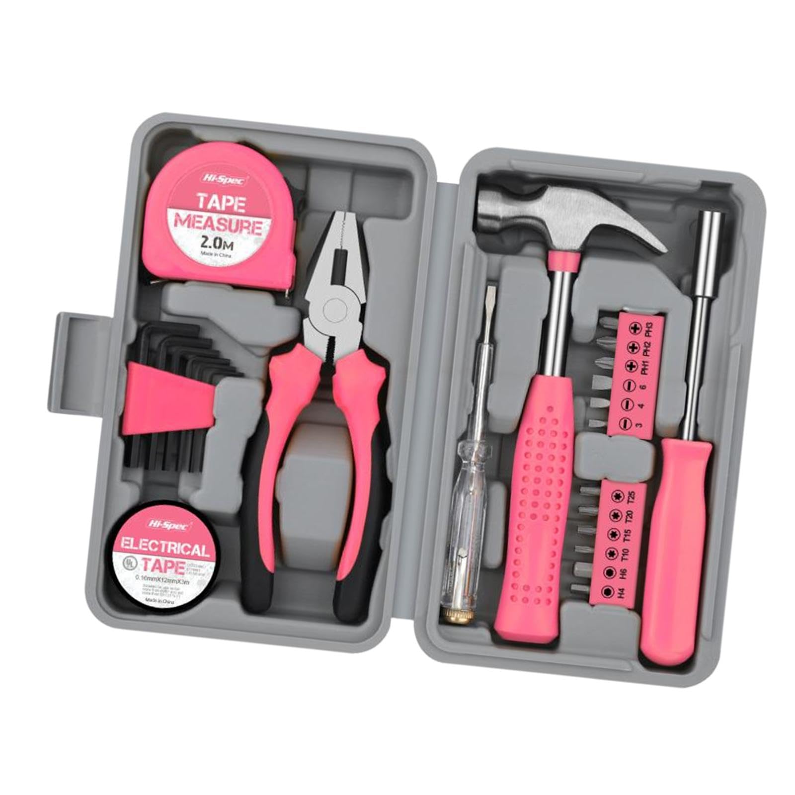 24 Pieces Household Tool Combination Set Versatile Home Repair Hand Tool Set Pink|Home & Garden | Tools | Hand Tools