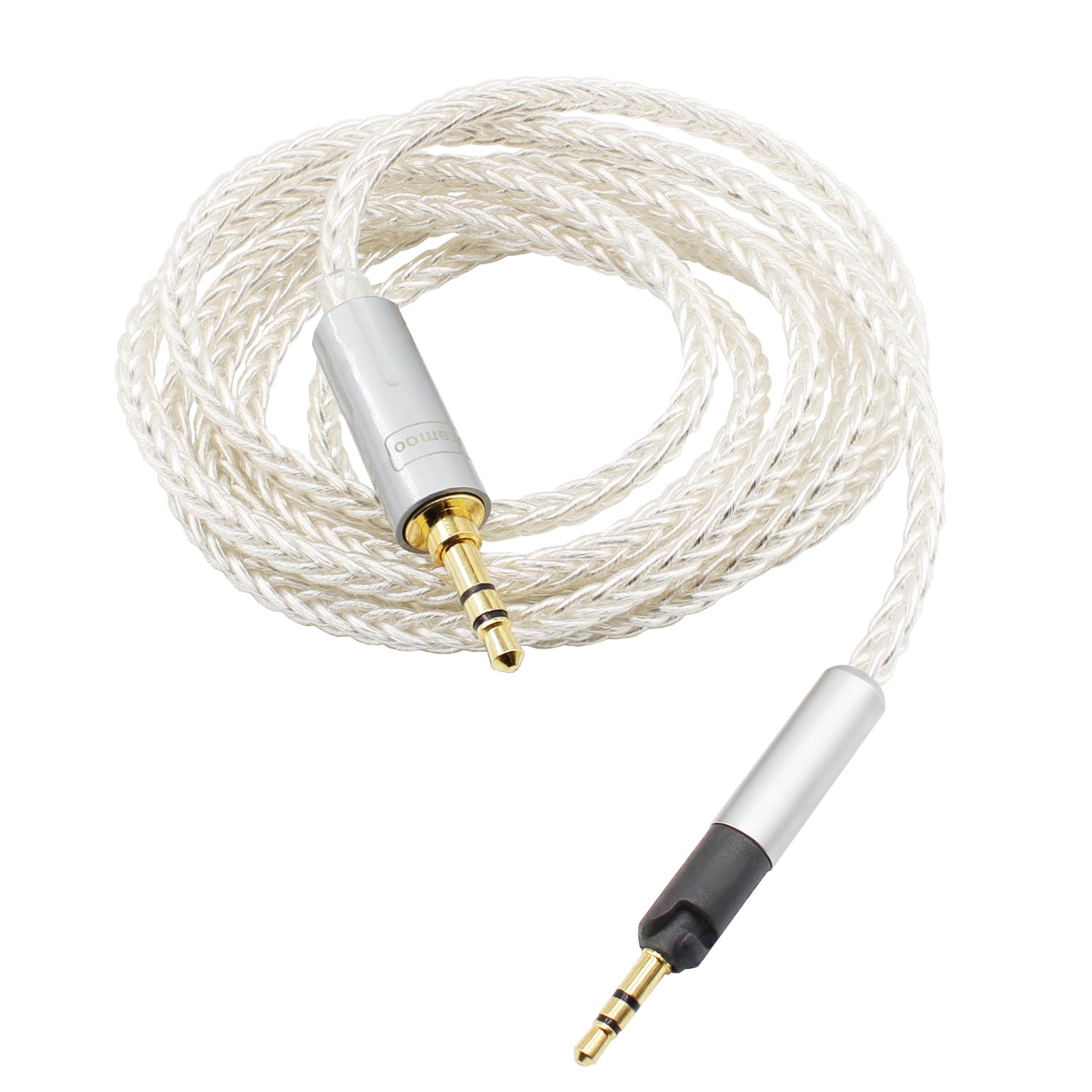 Amazon.com: Youkamoo 3.5mm Silver Plated Copper Braided