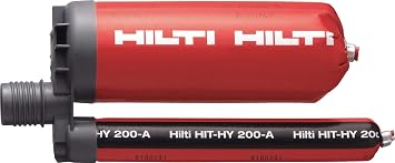 HIlti 3496471 Hybrid adh HY 200-A 11.1oz/330ml 1MC + HDM 500/red Anchor Systems