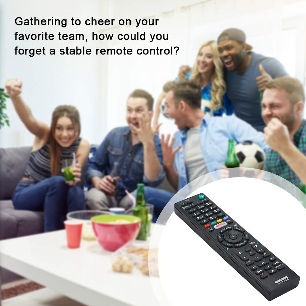 Remote Controller, Remote Control Replacement Silicone Buttons Good Signal Transmission without Programming or Setting for RMT - TX100D - Image 2