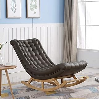 HZH Cadeira de balanço Cadeira de praia Lazer em casa Sofá Cadeira Grávida Cadeira de balanço Varanda Jardim Pátio Espreguiçadeira à beira do lago Espreguiçadeira para sesta Espreguiçadeira Cadeira de