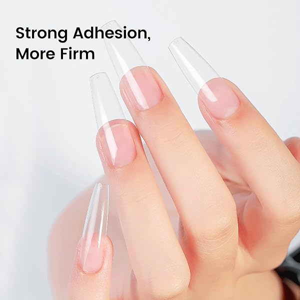 JODSONE 10ML Gel Pegamento Para Uñas Pegamento De Larga Duración Para Uñas Transparentes,Tratamiento De Reparación De Uñas,Necesita U V Curado Con Luz - 2