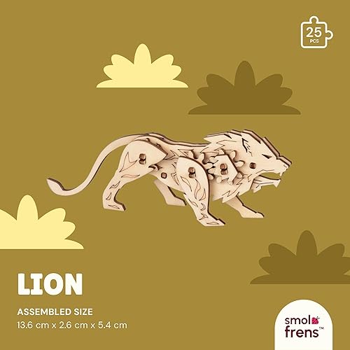 Miniatura 6 de Rompecabezas de madera de animales para mayores de 8 años, paquete de 6 rompecabezas de madera 3D, kits STEM para niños, adolescentes, adultos, kits