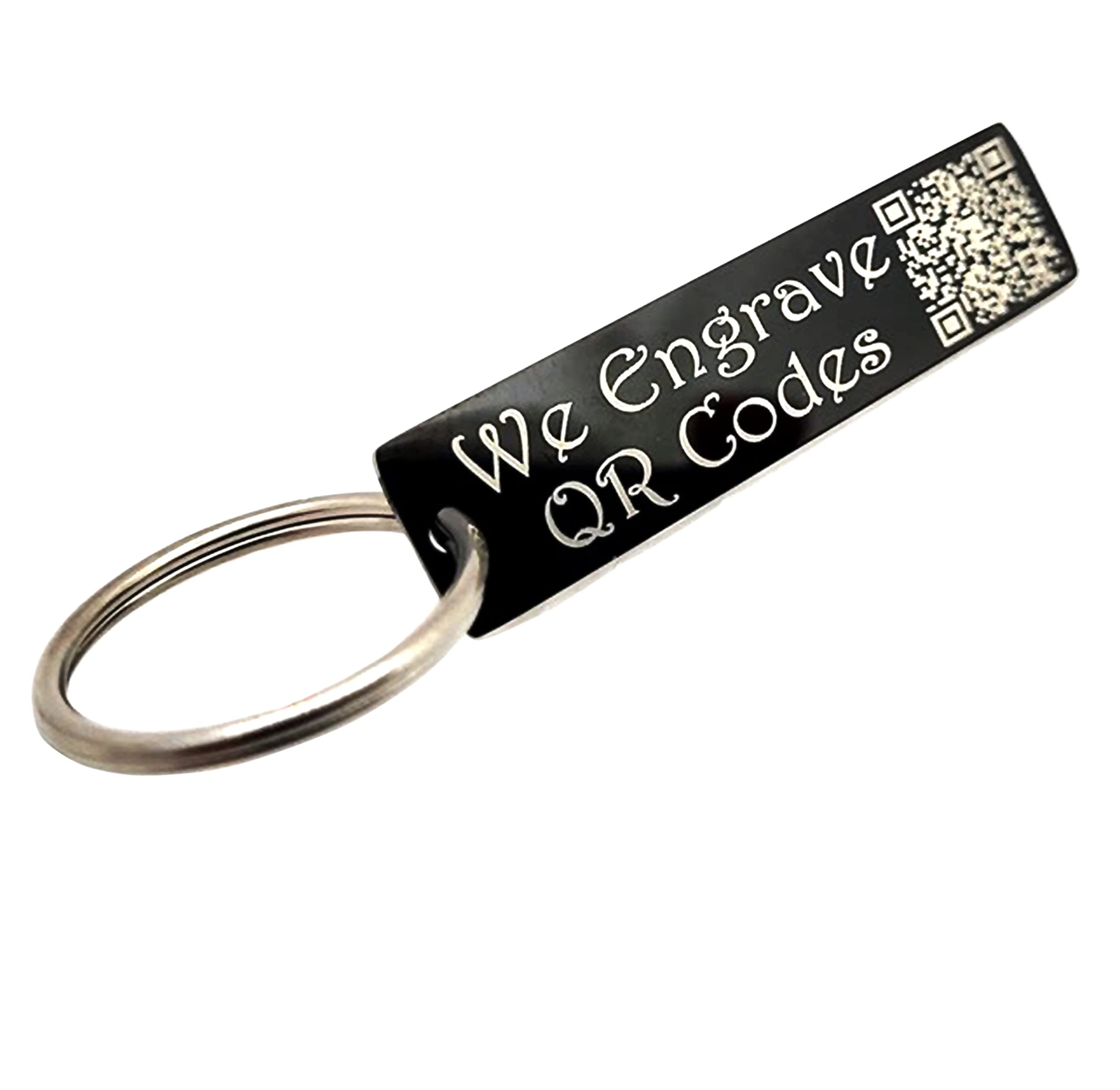 QR CODE Keychain with Personalized Message