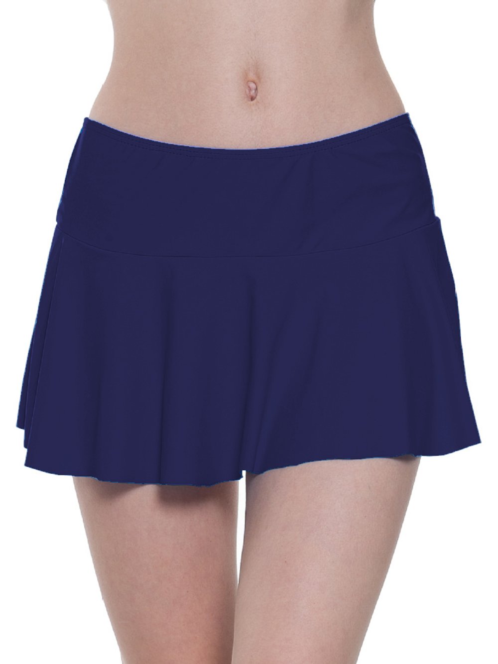 FLYILY Women's Sports Swim Shorts with Adjustable Drawstring Mini Boyshorts Bikini Swimwear Tankini Bottoms