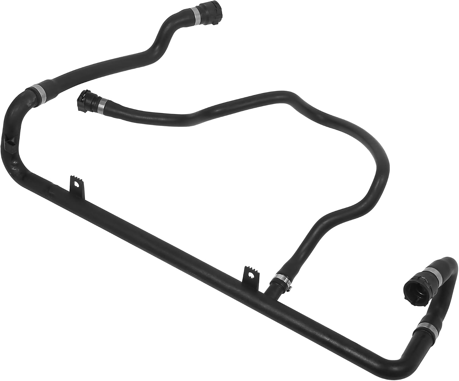 X AUTOHAUX ラジエータークーラントホース 17127511204 ブラック 交換用 BMWに対応 3 Series 318