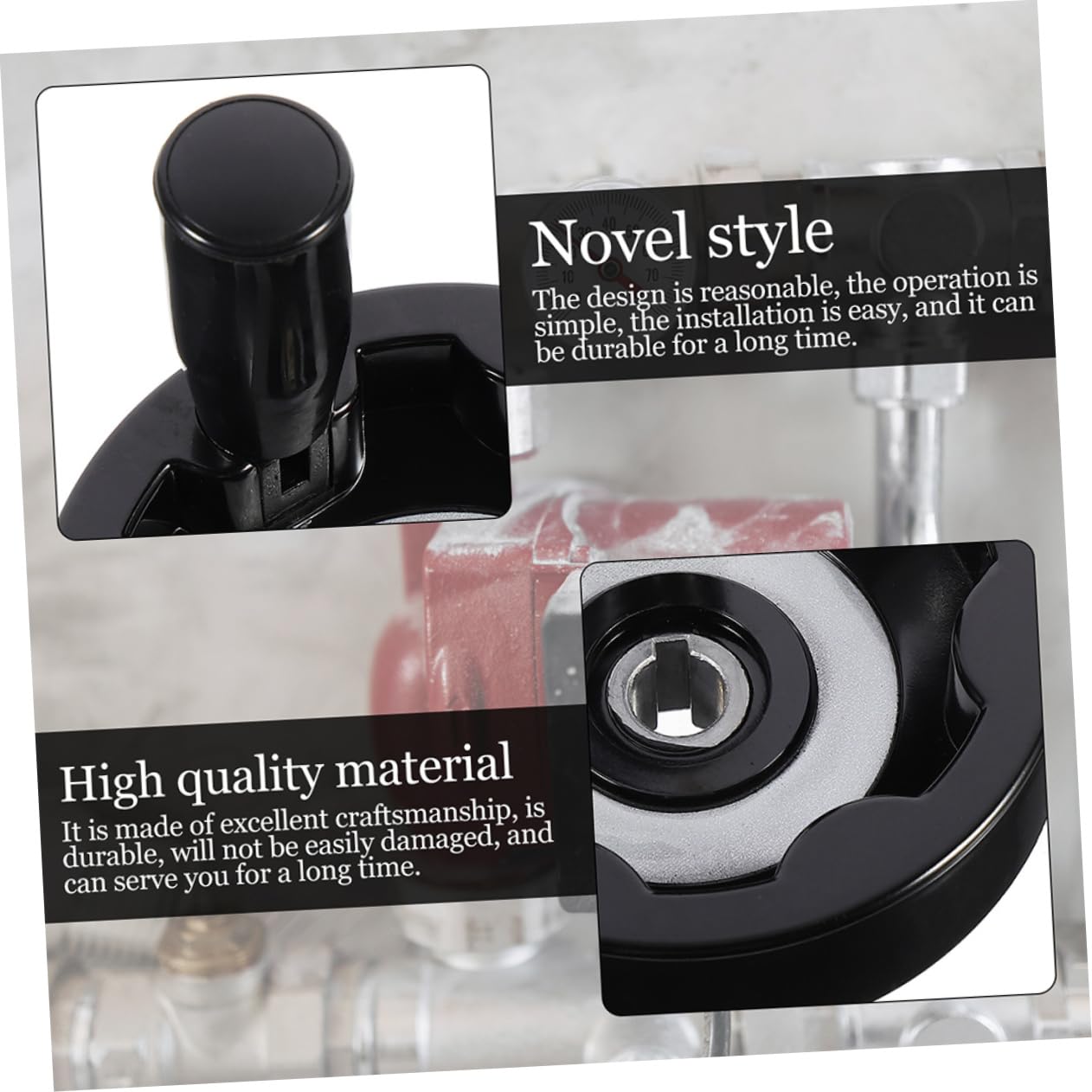 ULTECHNOVO 2sets Machine Tool Hand Wheel Hand Wheels Hand Wheel for Craftsman Table Lathe Handwheel with Handle Handwork Hand Wheel Hand Wheel Crank Revolving Hand Wheel Bakelite Black 2pcs*2