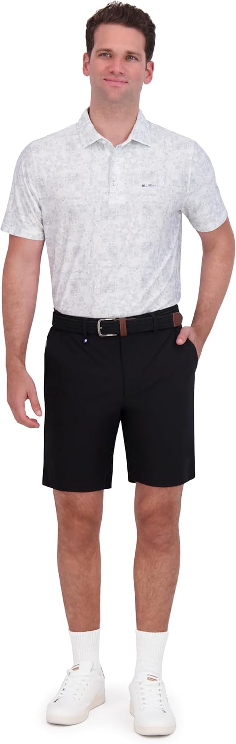 Ben Sherman Mens Performance Golf Shirts– Stretch, Extra Soft Fabric, Moisture-Wicking, Odor Resistant - Image 2