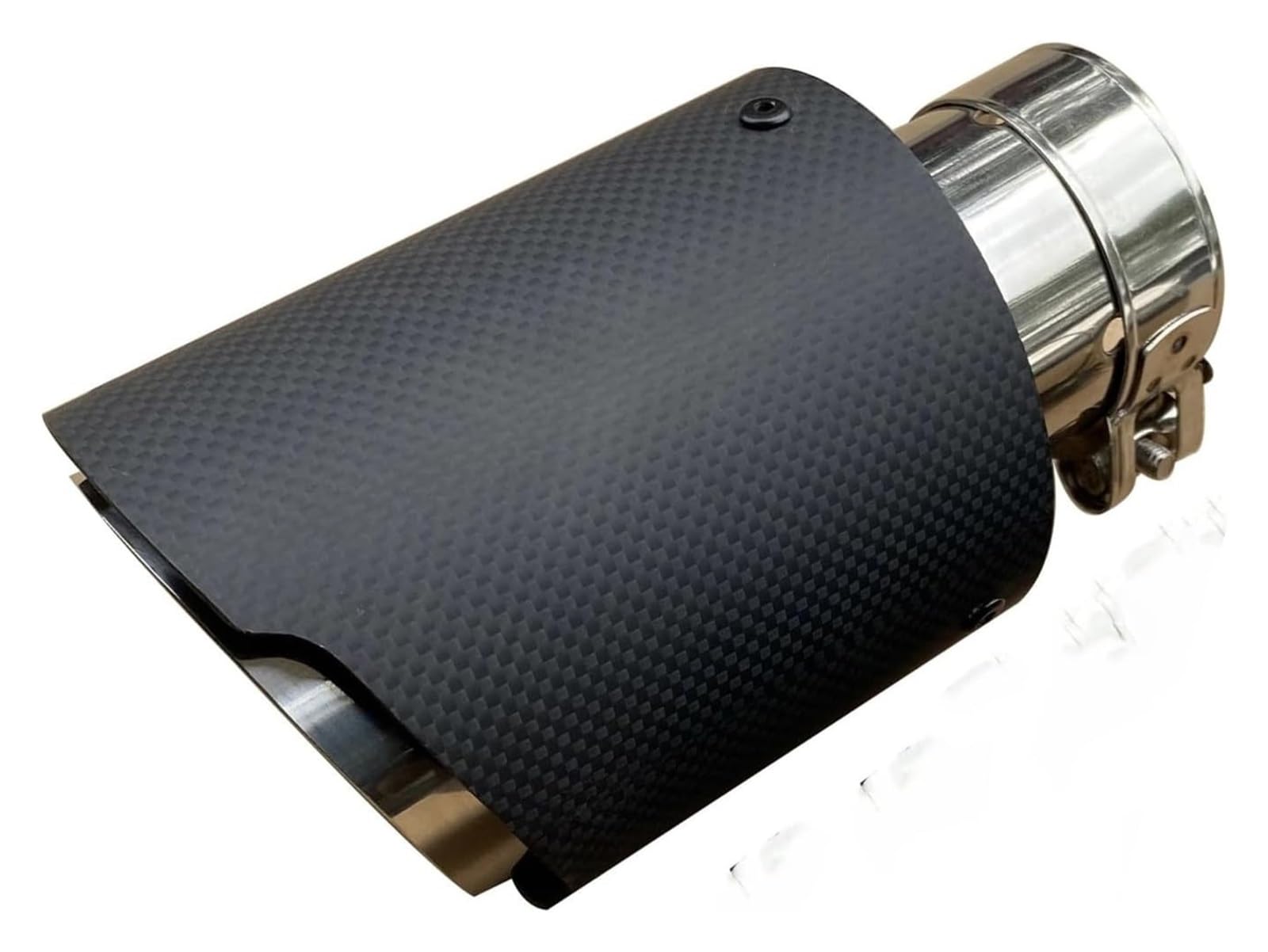 Silencieux d'échappement carbone 76mm embout universel voiture inox 51mm - 4
