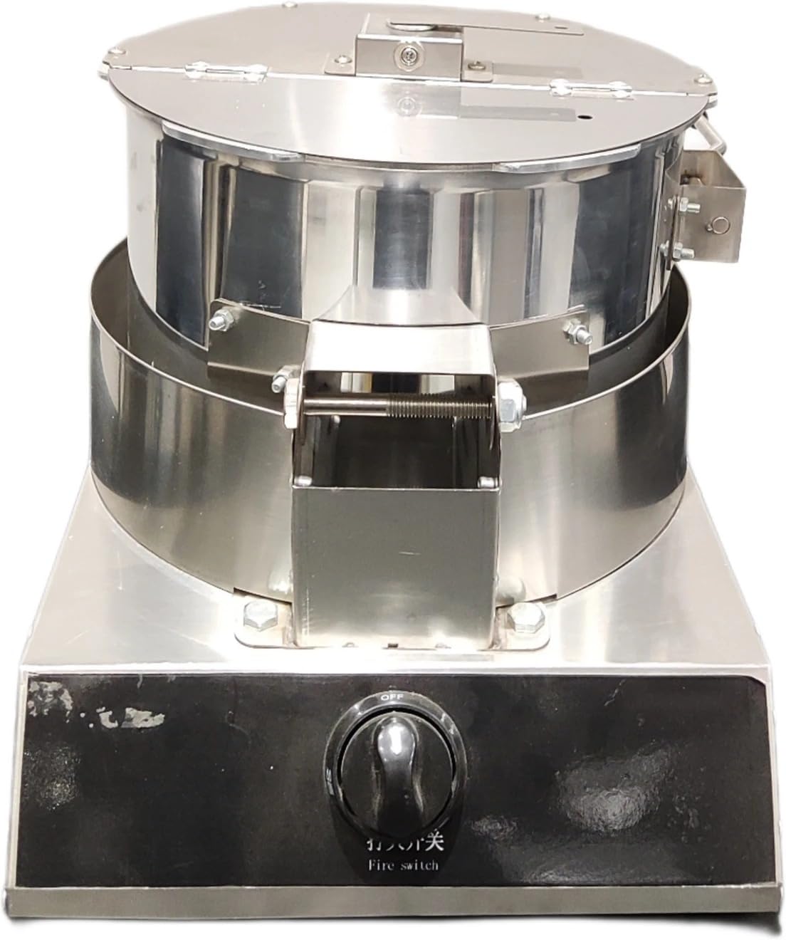 IECommercial Gas Popcorn Maker | IVEQ O2 High Capacity Machine (300 g) | Durable Stainless Steel Design For Commercial Use | Professional Grade Popcorn Popper-image-1