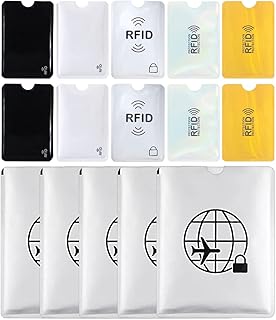 [ZOCCO] 『10枚+5枚』スキミング防止 カードケース ICカード 干渉防止 プライバシー保護 磁気シールド NFC RFIDプロテクション カードとパスポートサイズ (A)