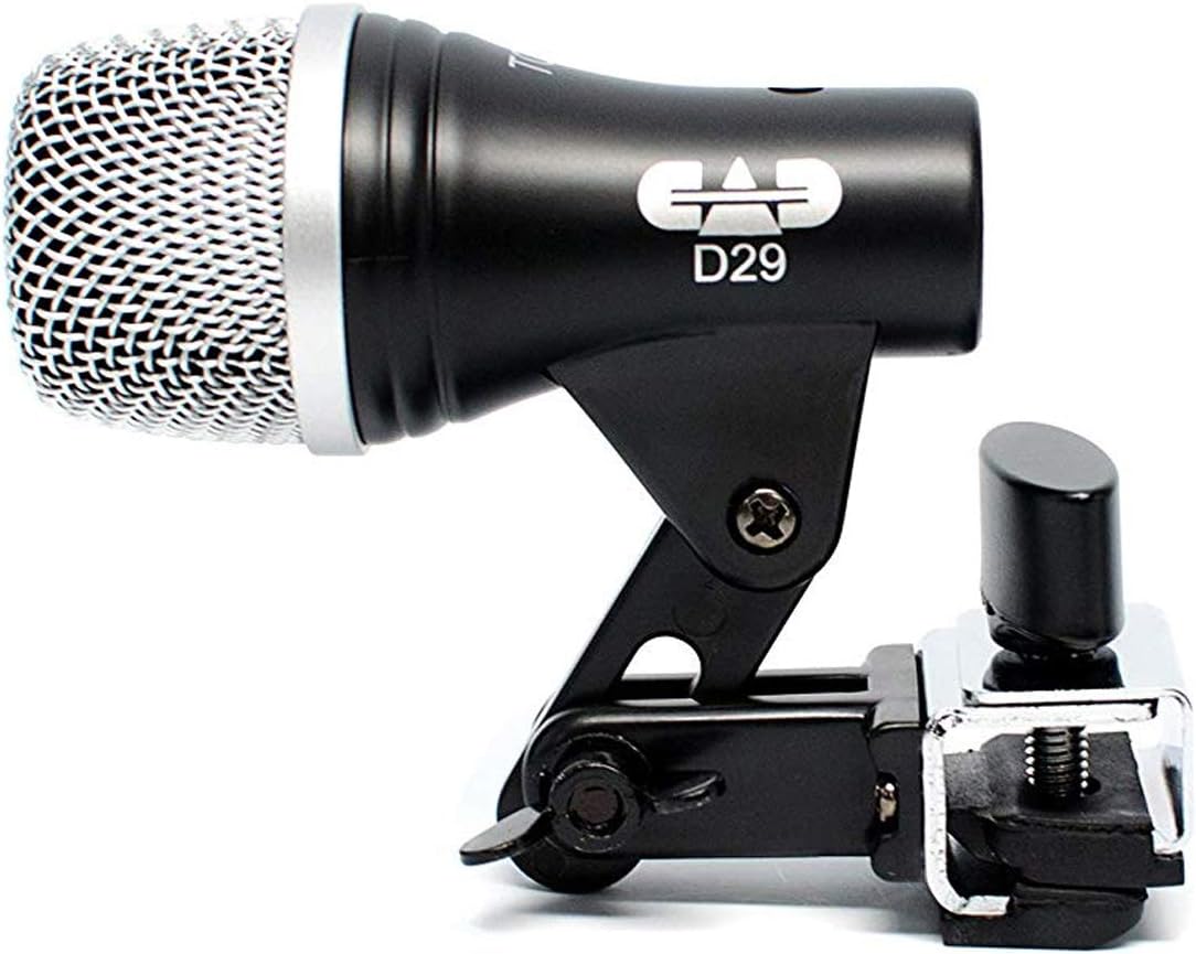 Cad Audio Stage7 Premium 7-Piece Drum Instrument Mic Pack with Vinyl Carrying Case + 7 On Stage Microphones Cables, 20 Feet : Musical Instruments