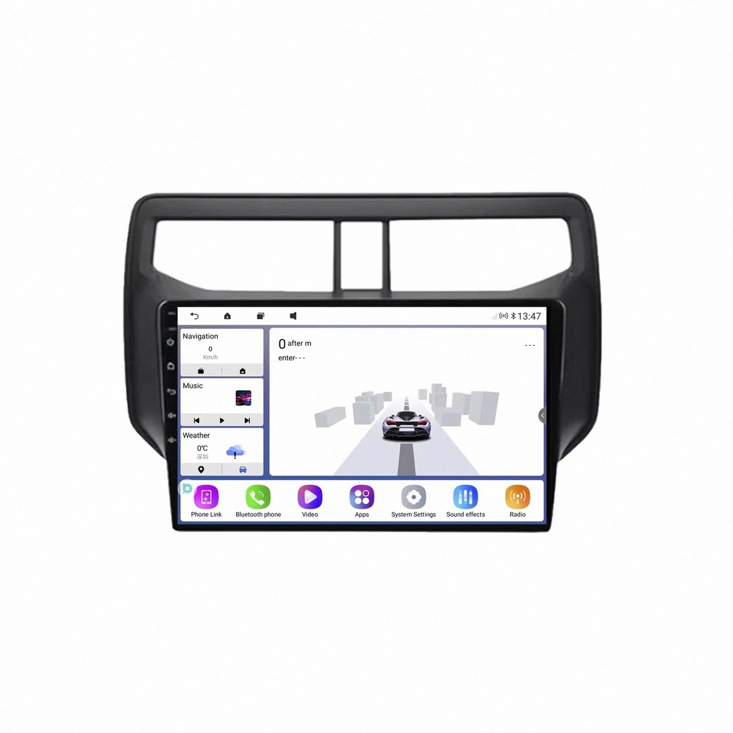 Navegador GPS 2 DIN para Toyota Rush 2018-2019 con pantalla táctil y 32GB 8