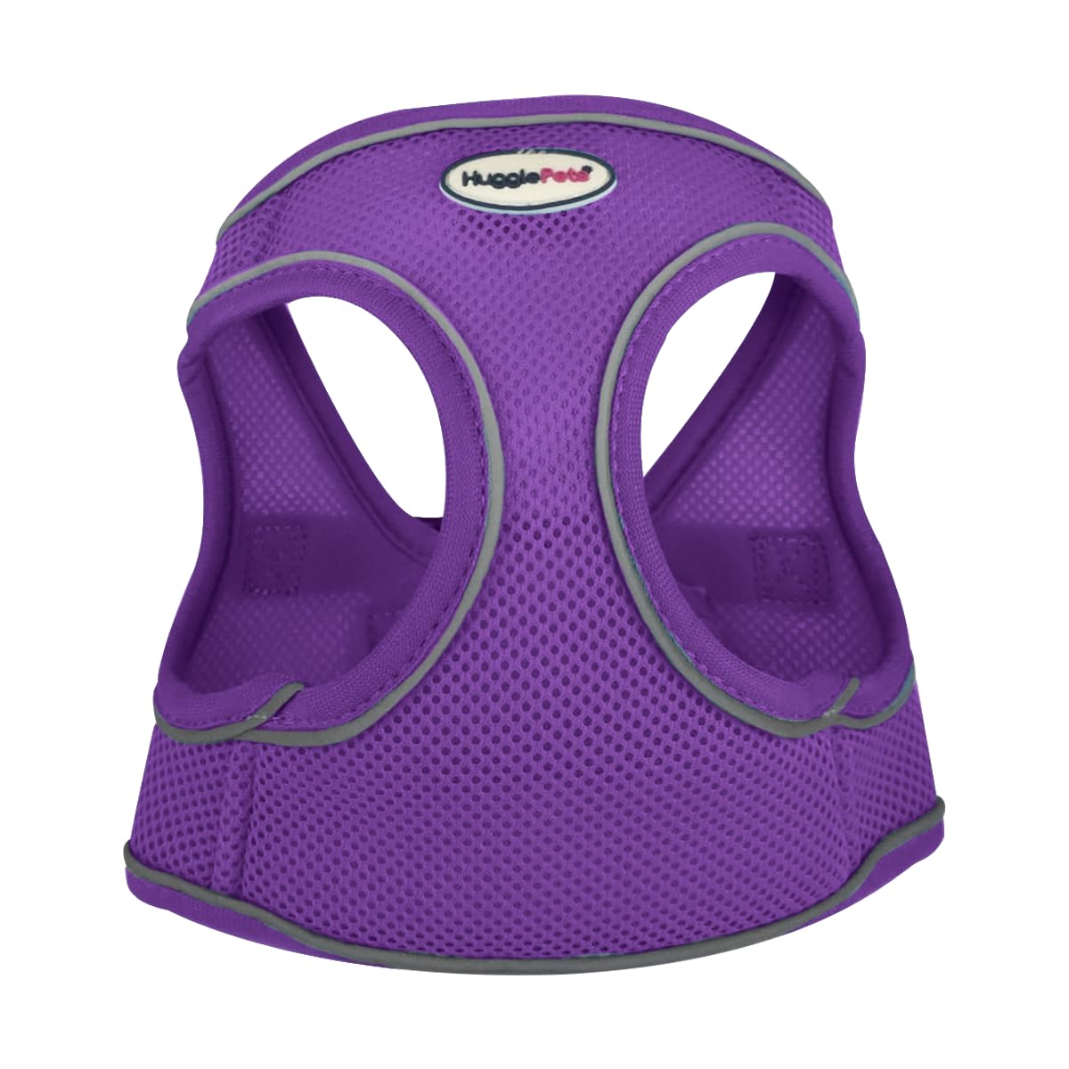 Harnais pour chien facile à enfiler HugglePets XS violet en tissu anti-stress