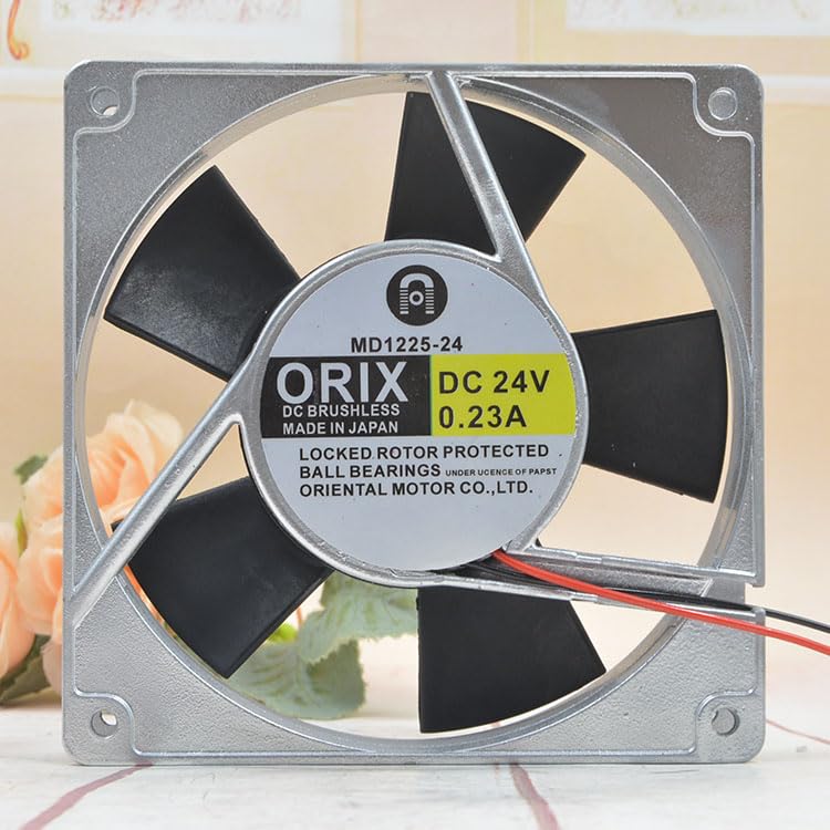 MD1225-24 12cm 12025 24V 0.23A Inverter High Temperature Resistant Fan