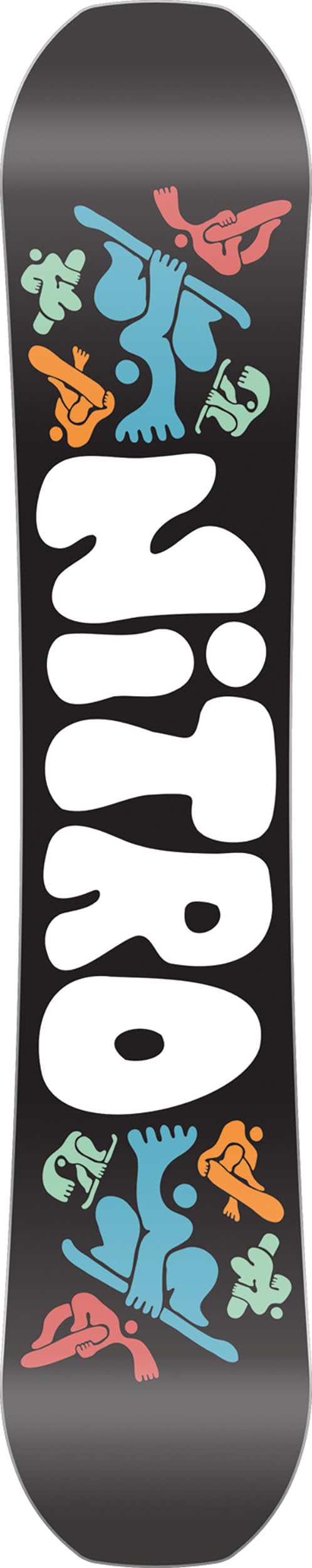 Nitro Snowboards Jungen Ripper Kids BRD ´24, Allmountainboard, Twin, Flat-Out Rocker, Softride