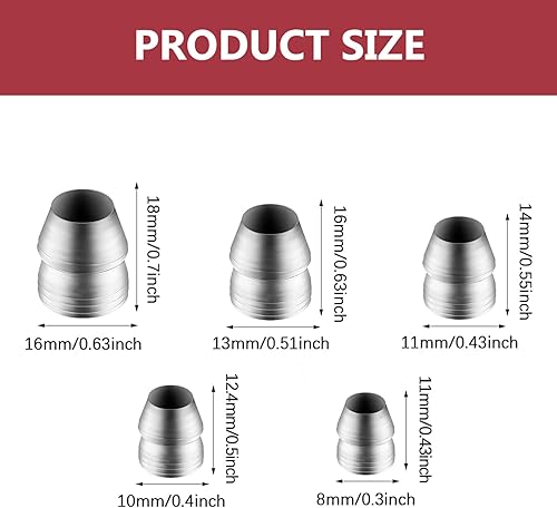 Miniatura 3 de GANAZONO Cuñas de mango redondo, mango de martillo, mango de hacha de cuña para instalar cuñas de hierro, trineo y mauls de 0.315 in, 0.394 in,