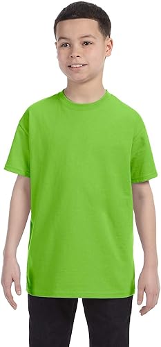 Miniatura 2 de Hanes 5450 - Camiseta sin etiqueta para jóvenes, 54500, S, Lime