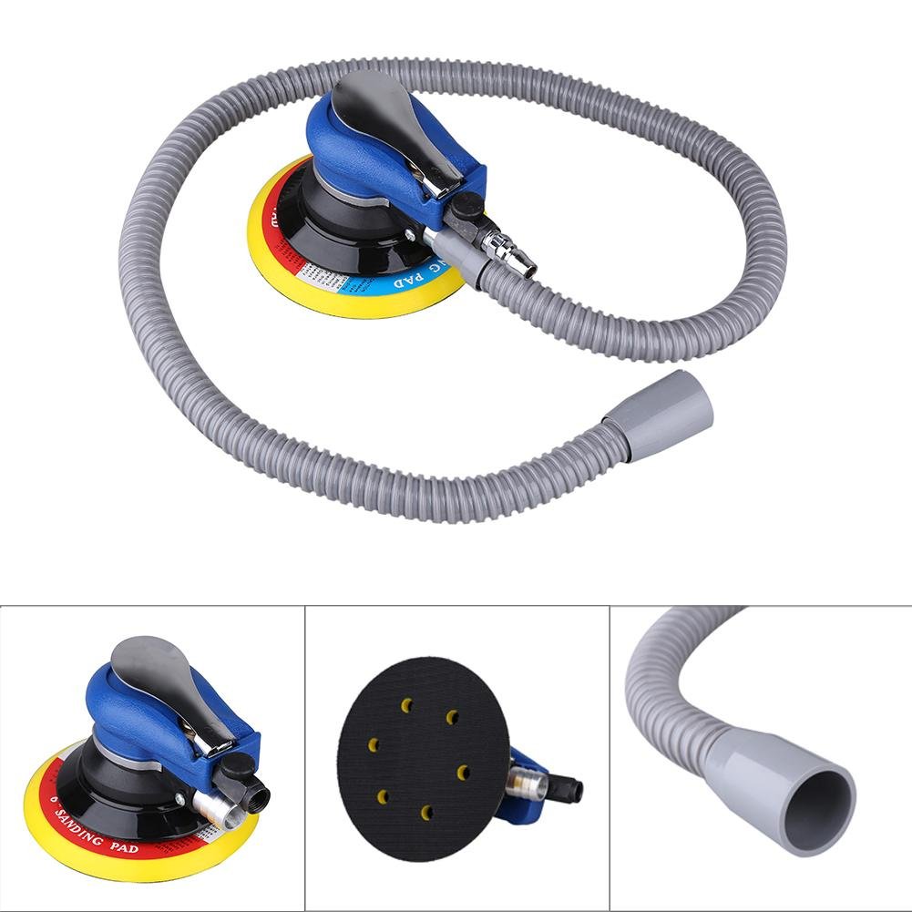 Lijadora Orbital, 6 pulgadas 150 mm Lijadora Orbital 10000 RPM Neumática Amoladora Pulidora para coche Car Body Orbit de abrasiva